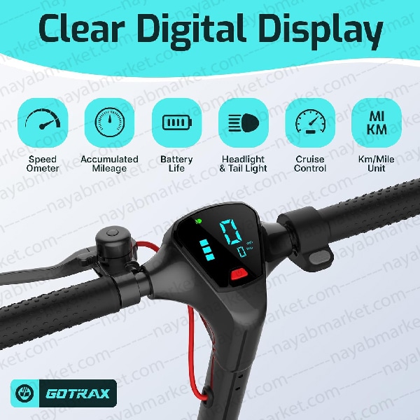 اسکوتر برقی آمریکایی Gotrax Apex - Image 7